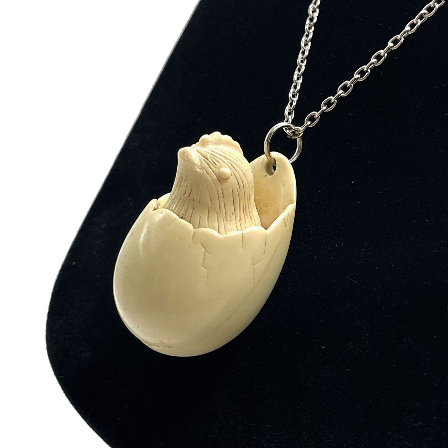 Luca Razza Hatching Chick Pendant Necklace