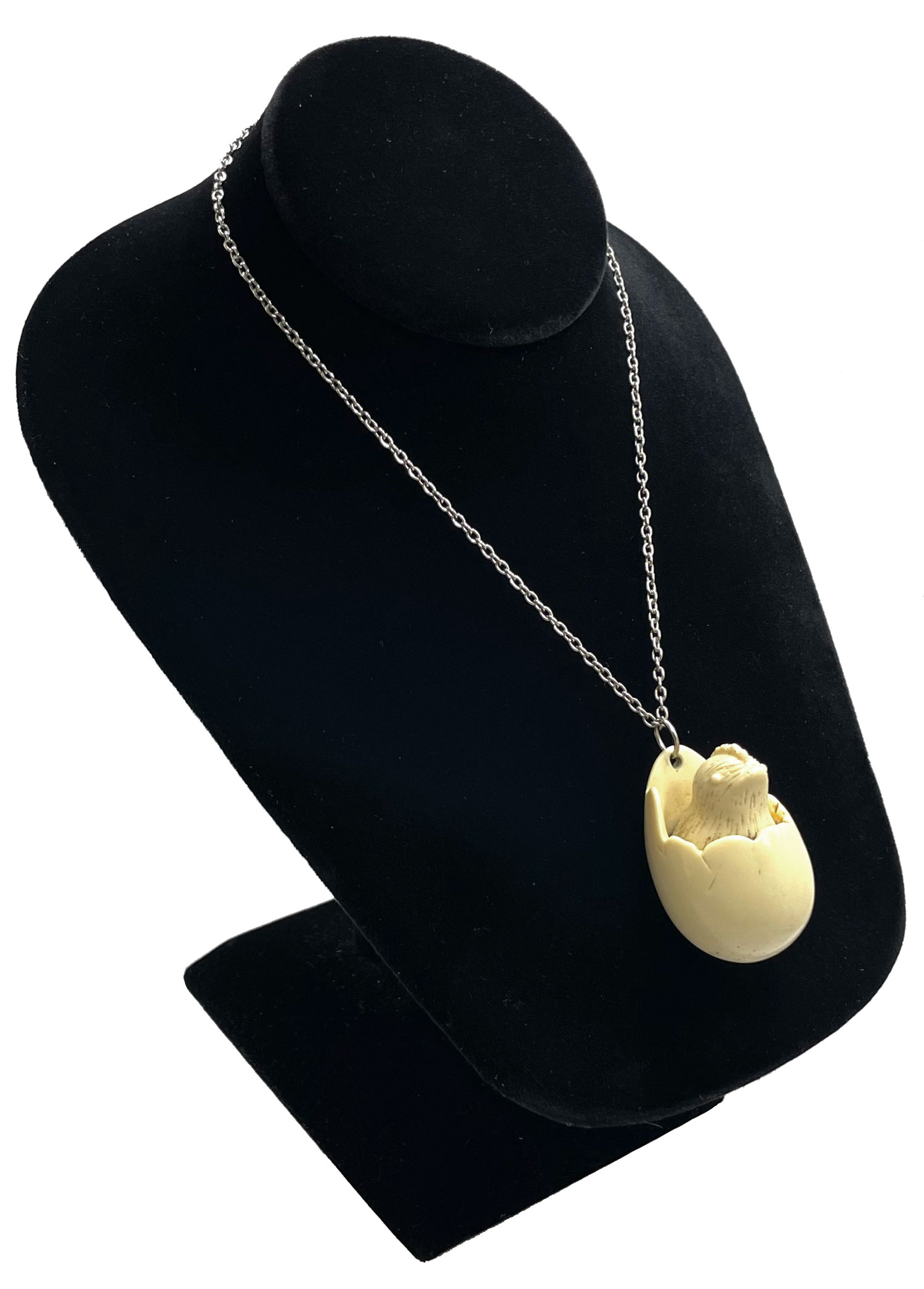 Luca Razza Hatching Chick Pendant Necklace