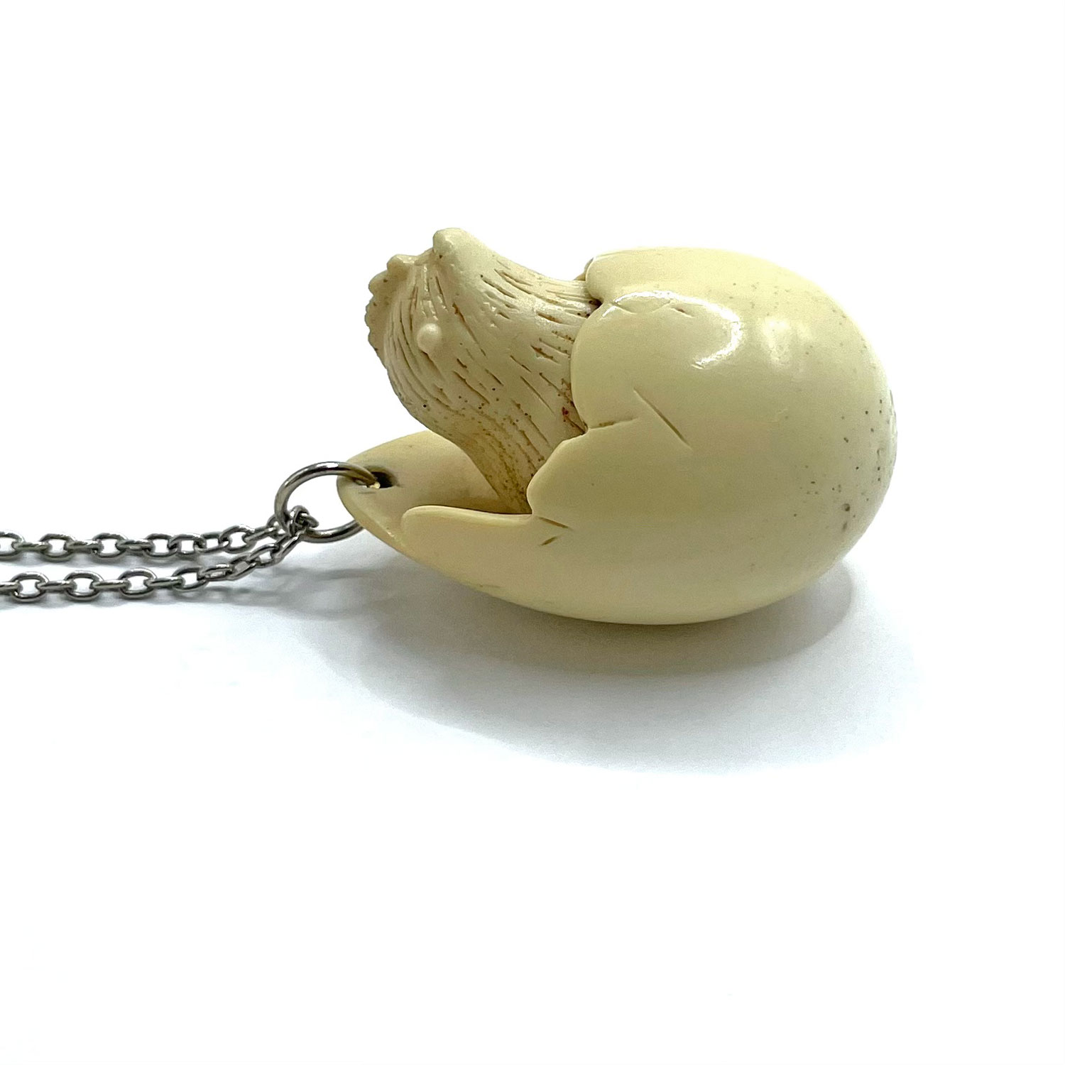 Luca Razza Hatching Chick Pendant Necklace