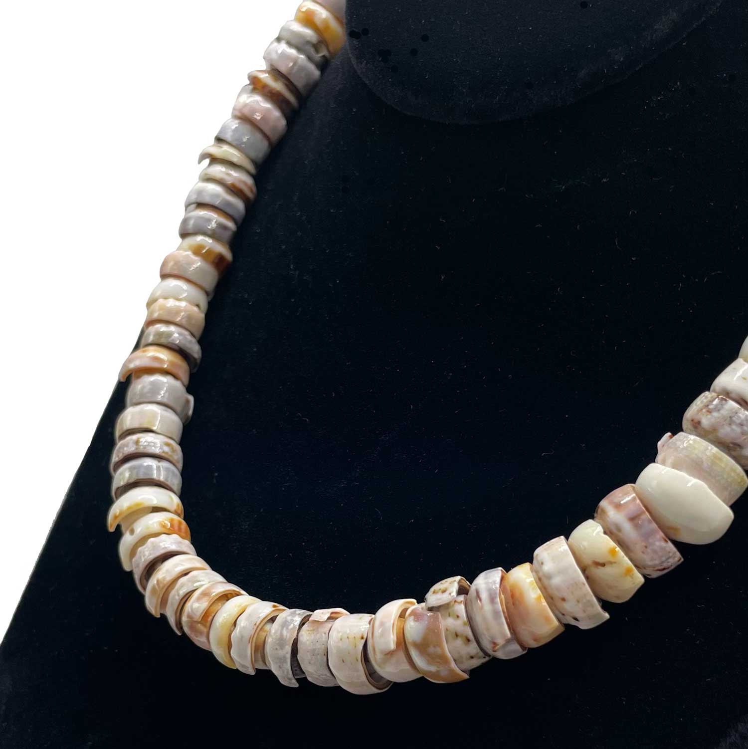 Vintage shell bead necklace
