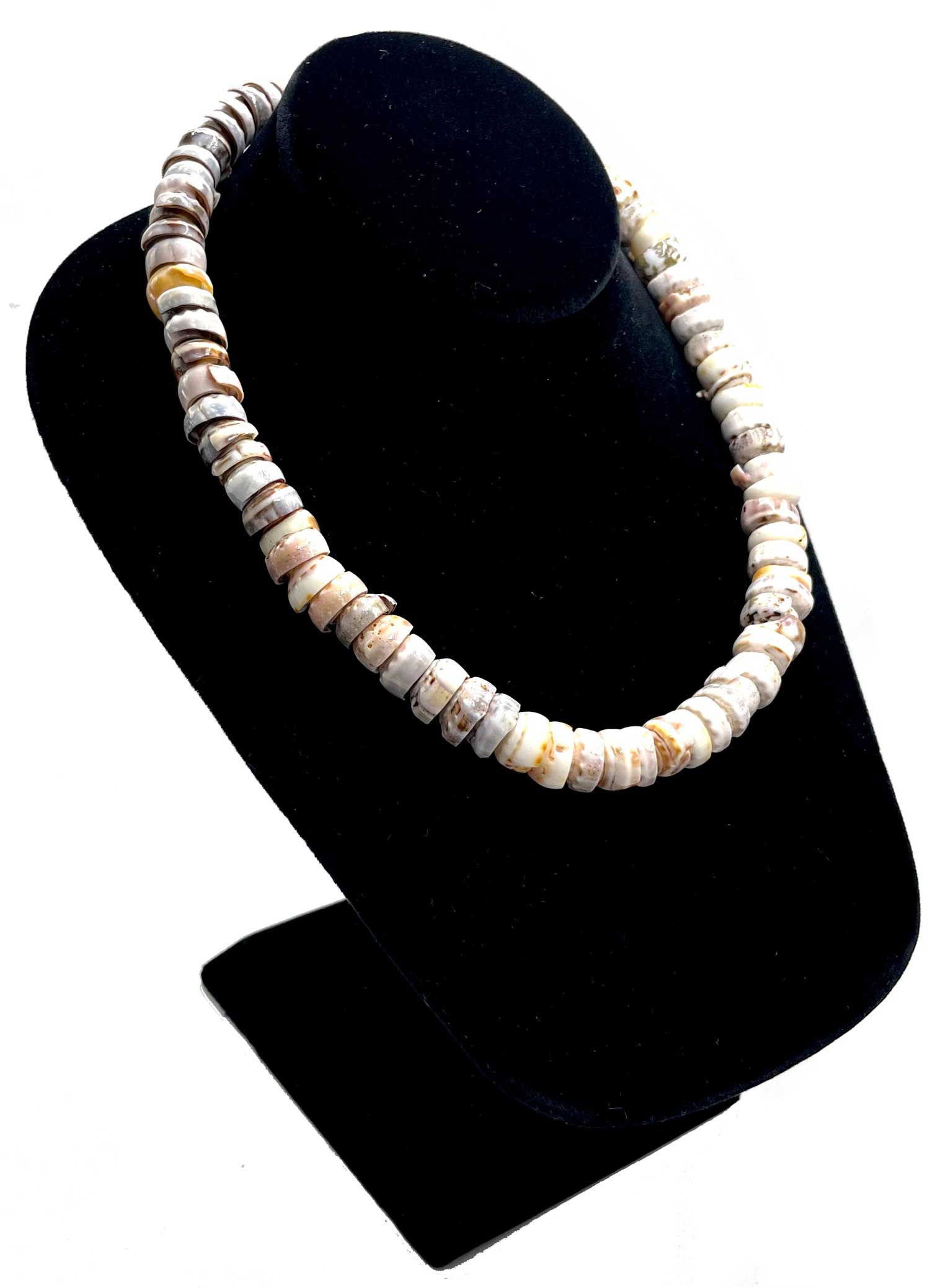 Vintage shell bead necklace