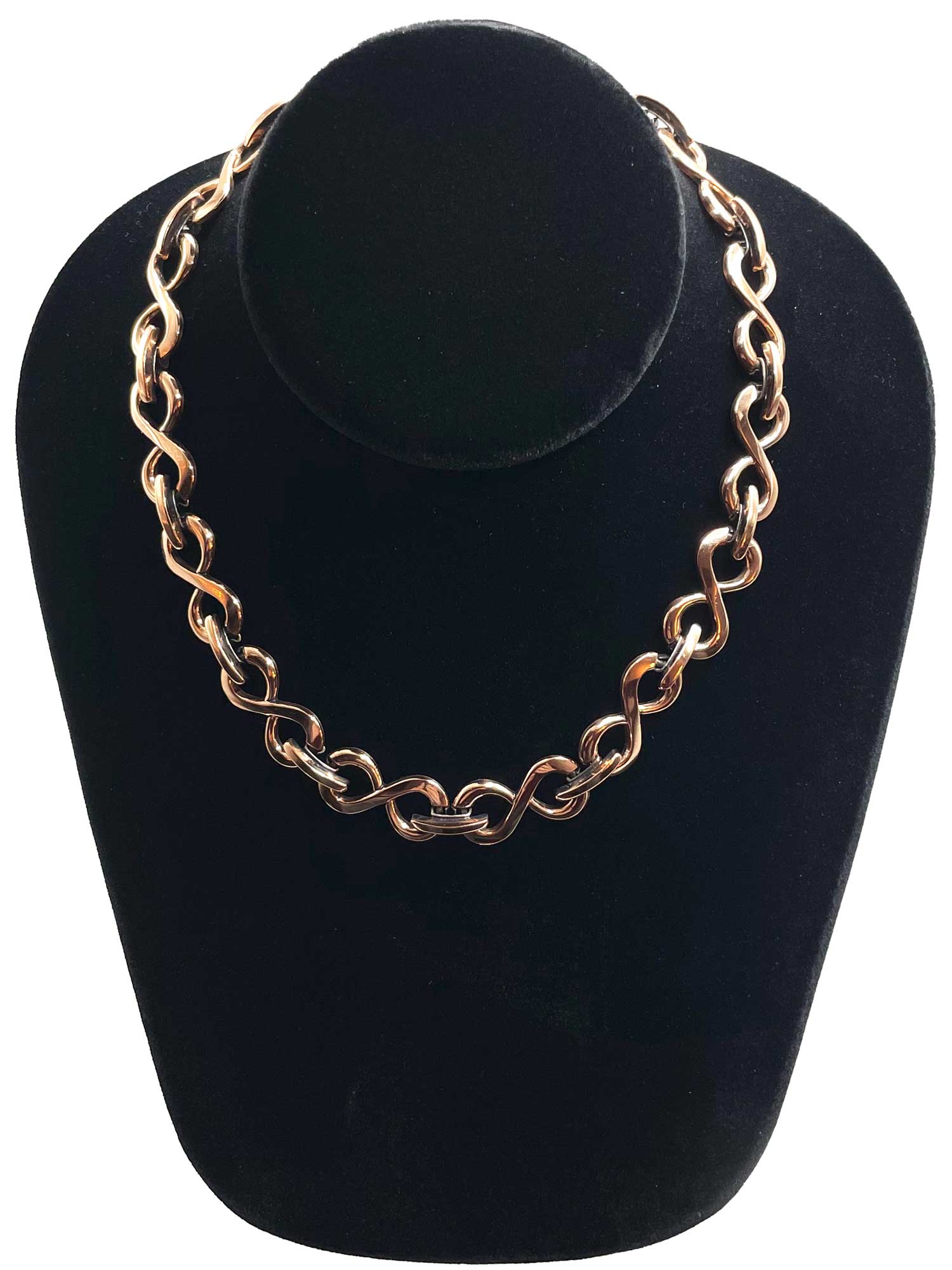 Renior copper choker necklace
