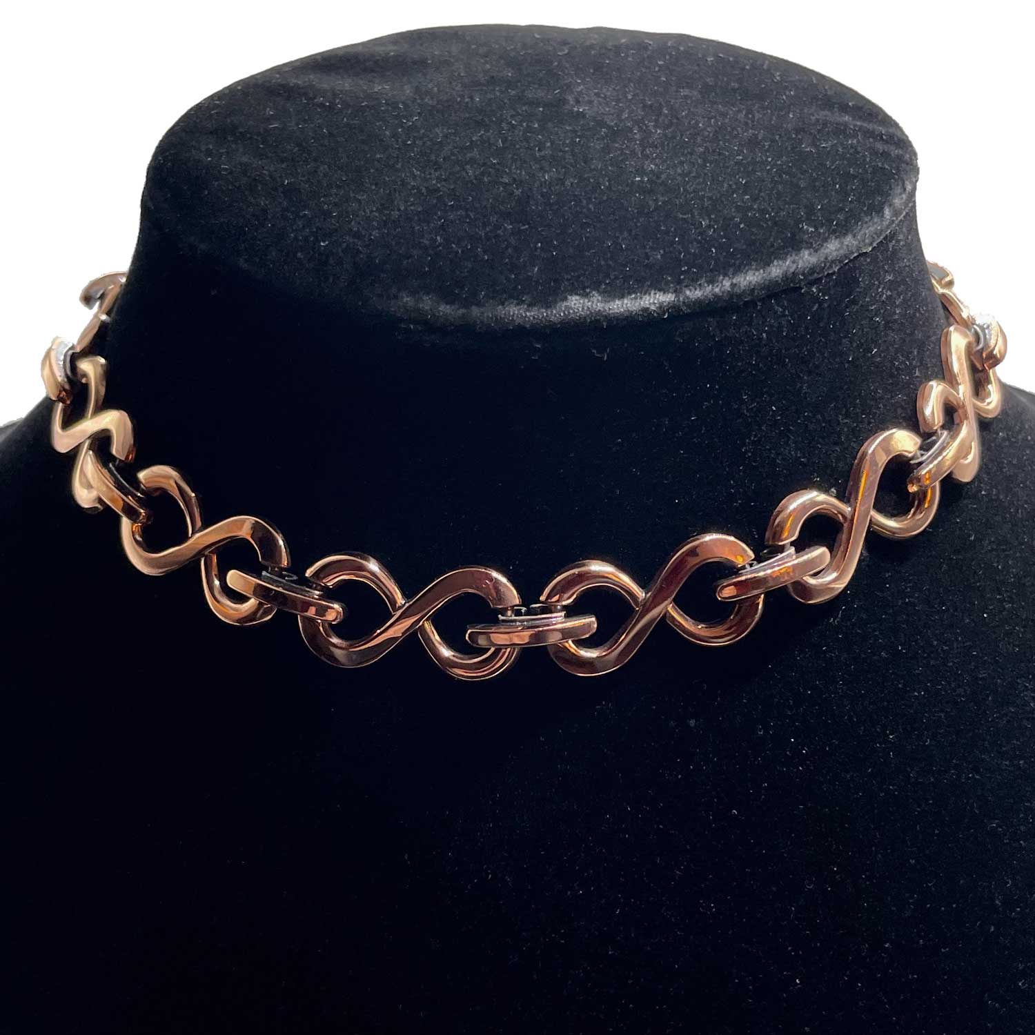 Renior copper choker necklace