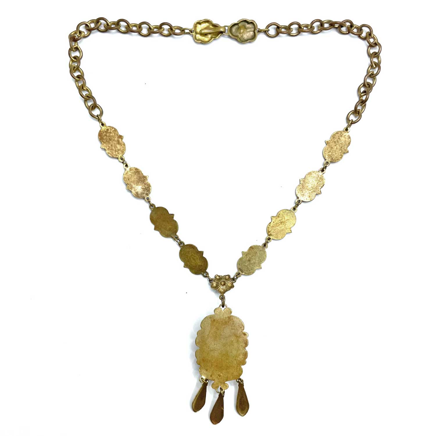 Art Nouveau pendant necklace