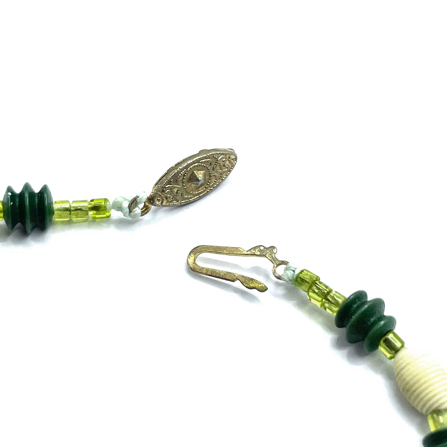 1930s celluloid bead necklace