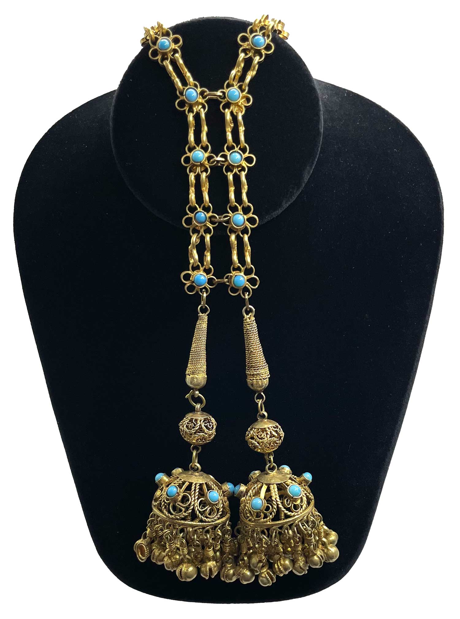 Long tassel necklace