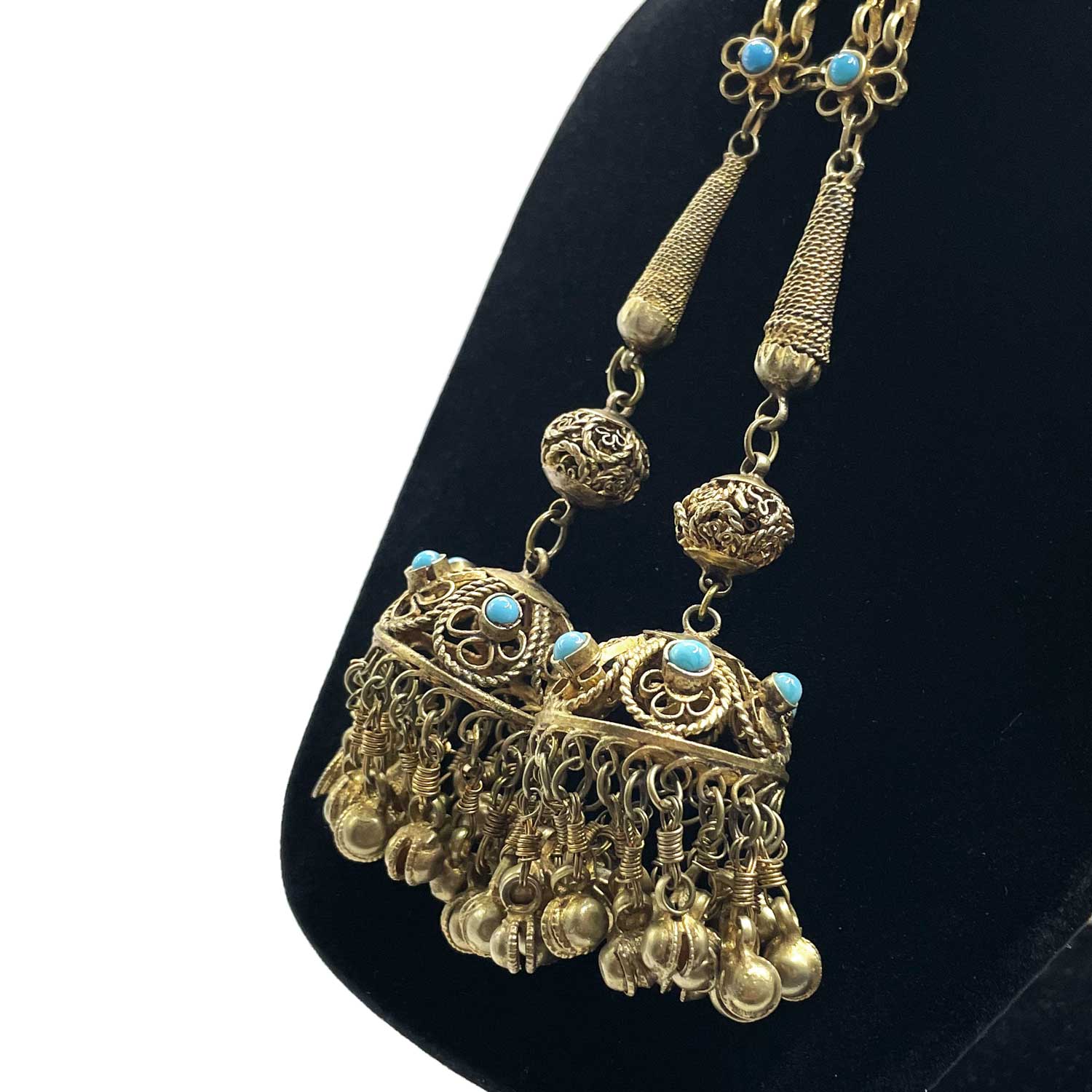 Long tassel necklace