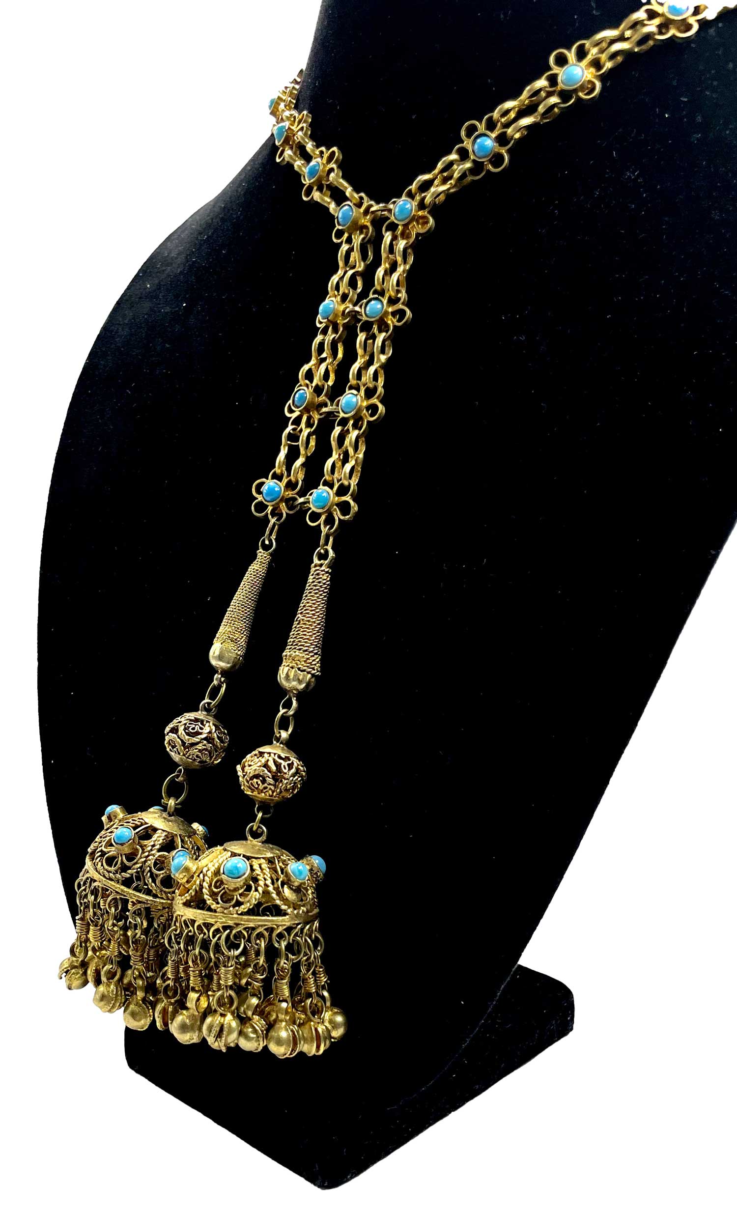 Long tassel necklace