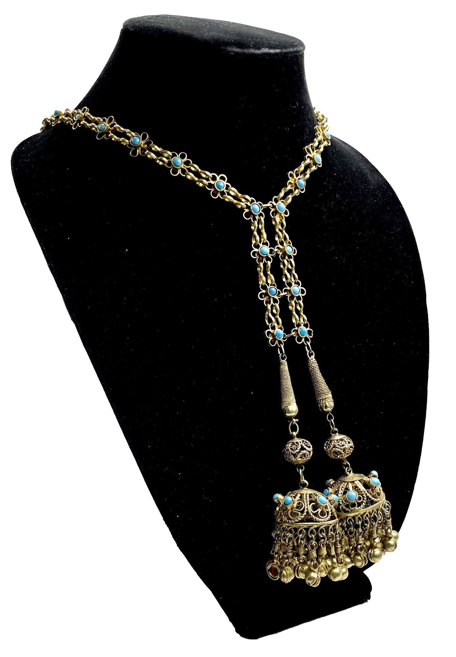 Long tassel necklace