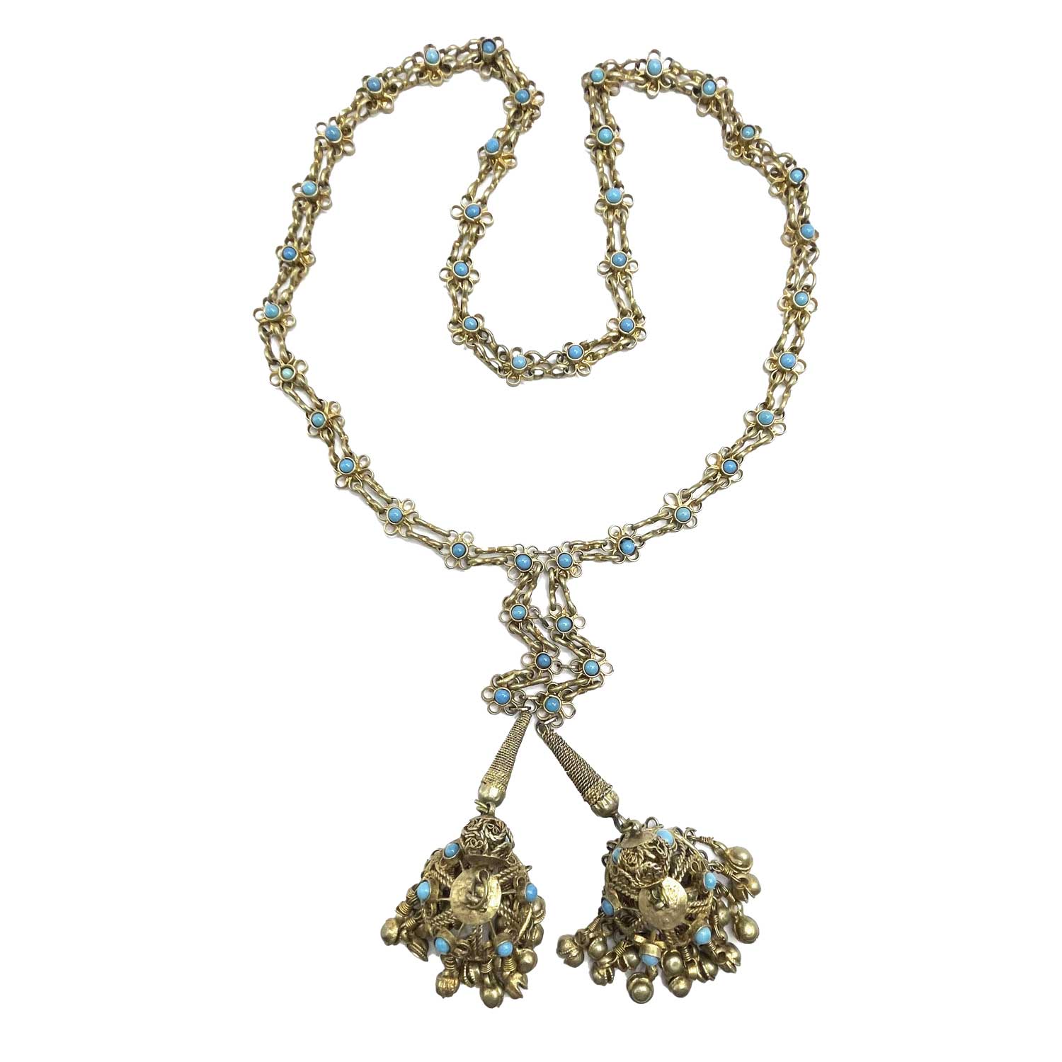 Long tassel necklace
