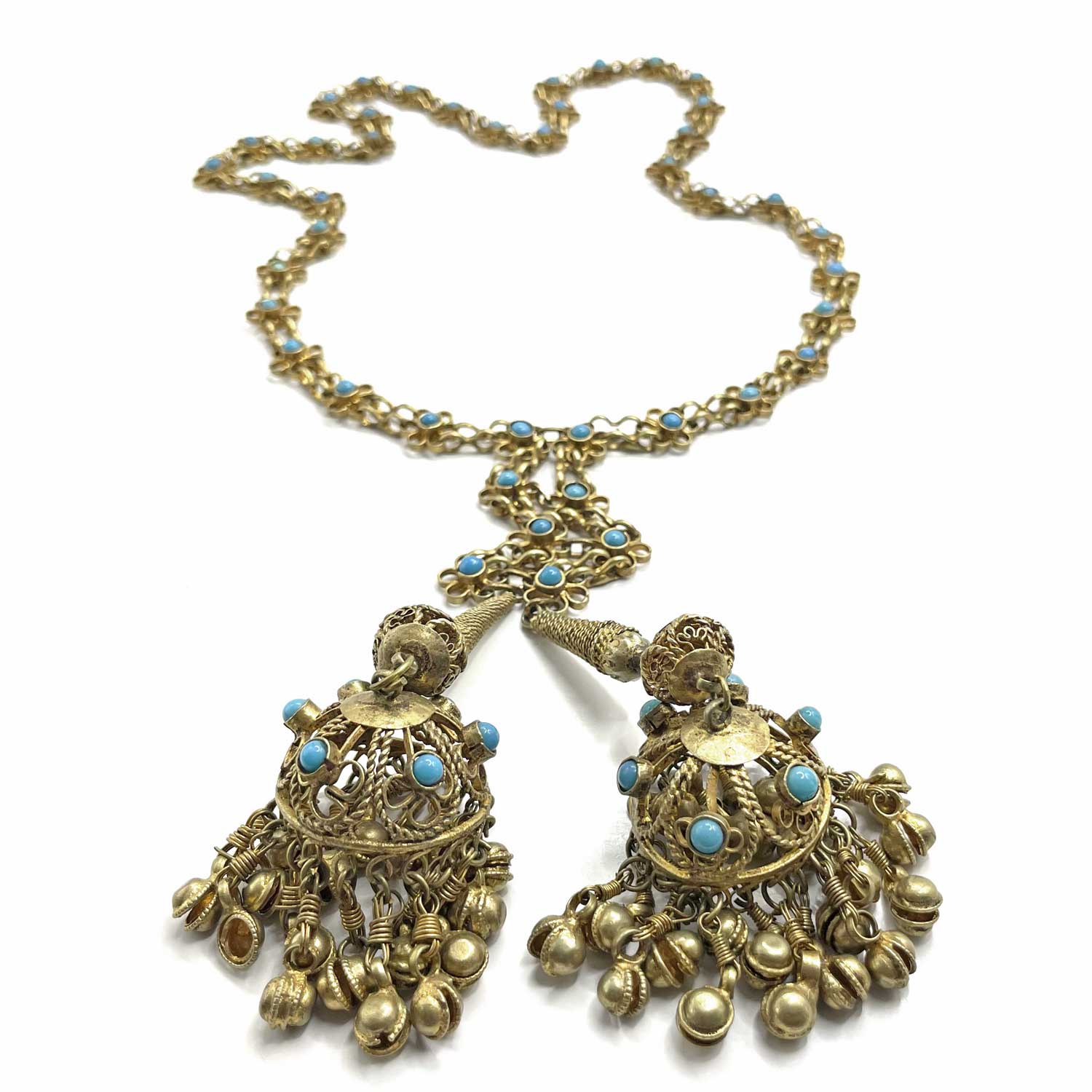 Long tassel necklace