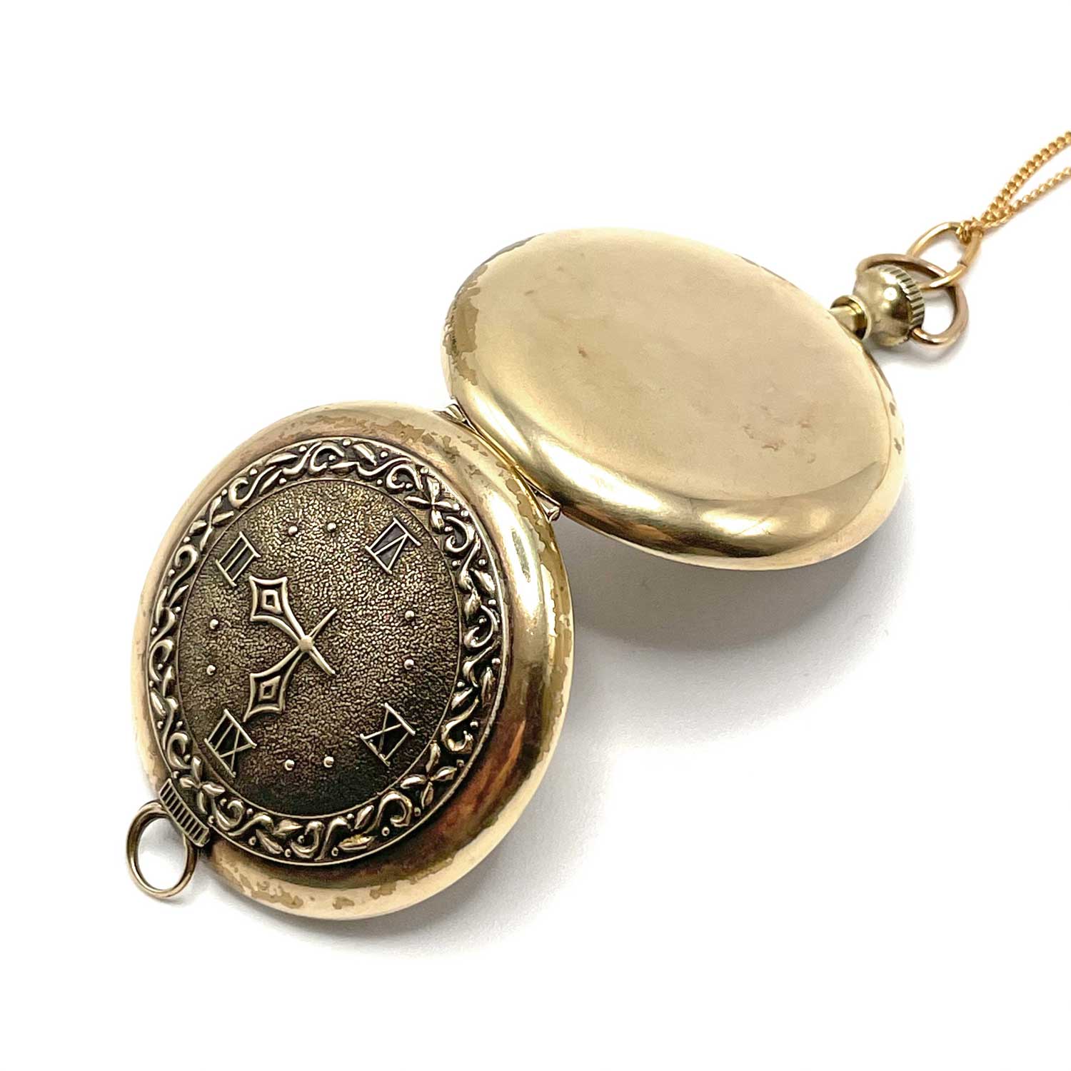 Large Vintage Pocket Watch Locket