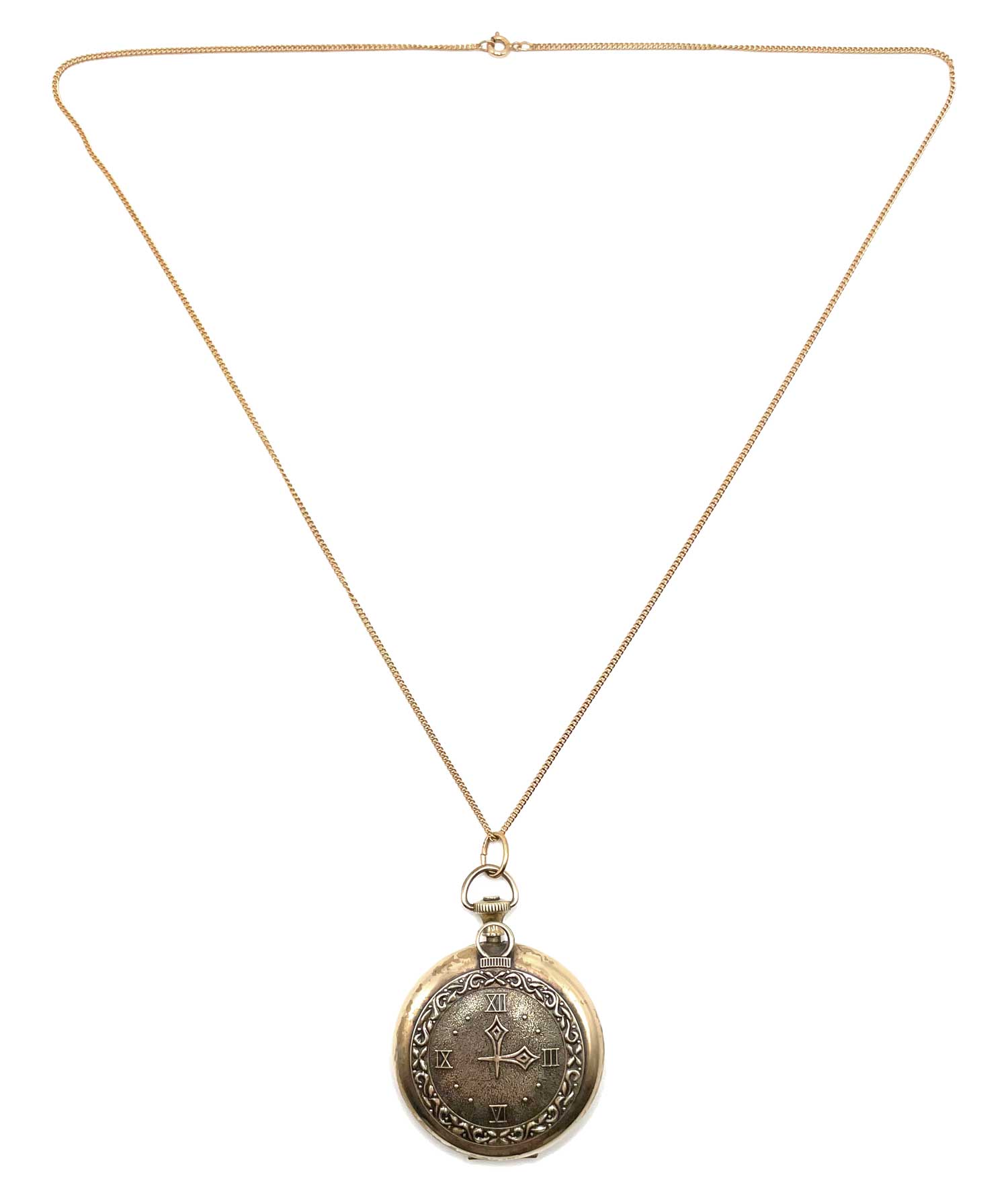 Large Vintage Pocket Watch Locket