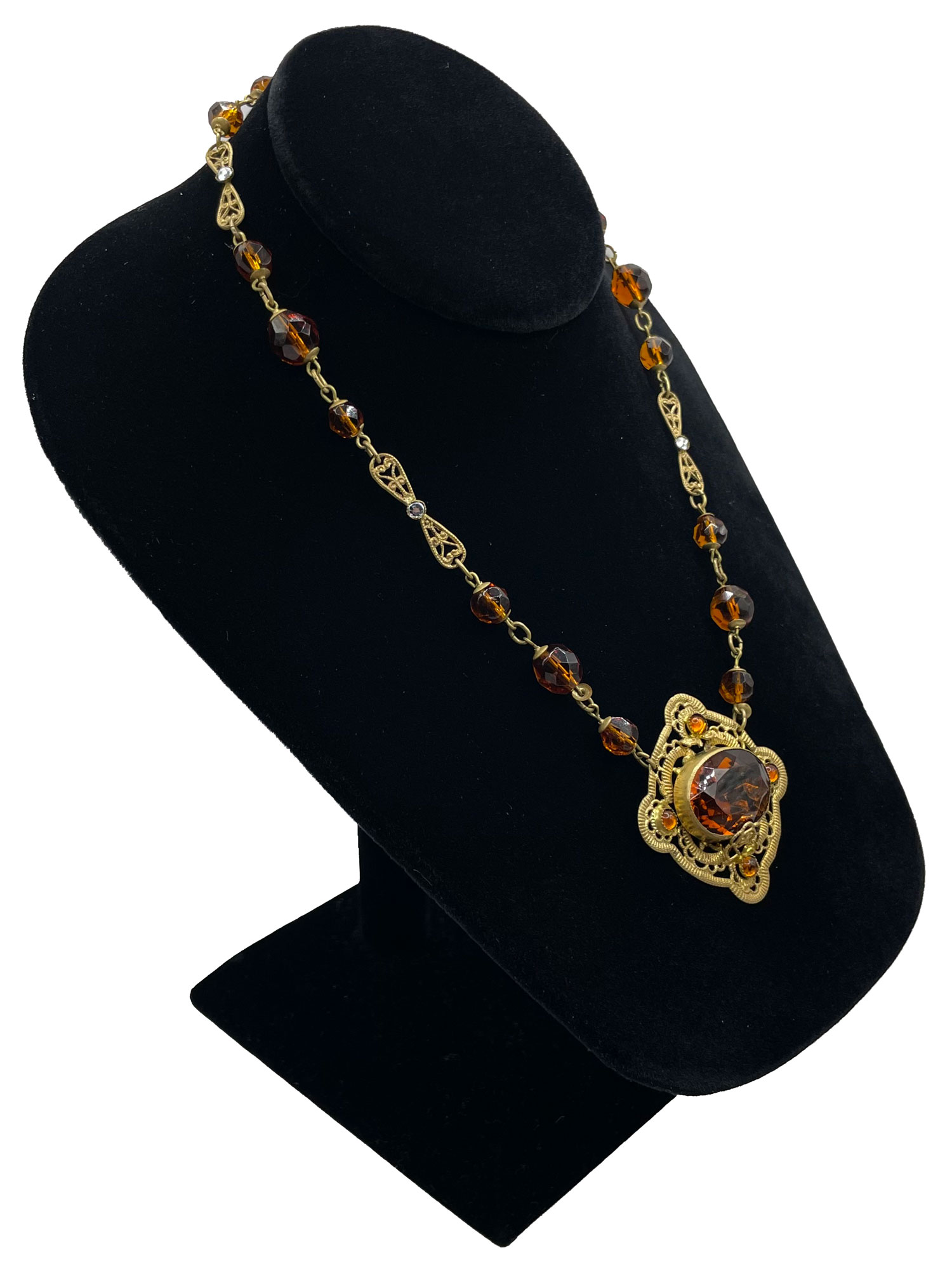 Czech beaded necklace