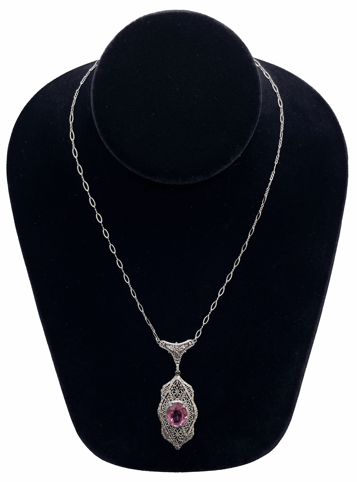 Art Deco pendant necklace