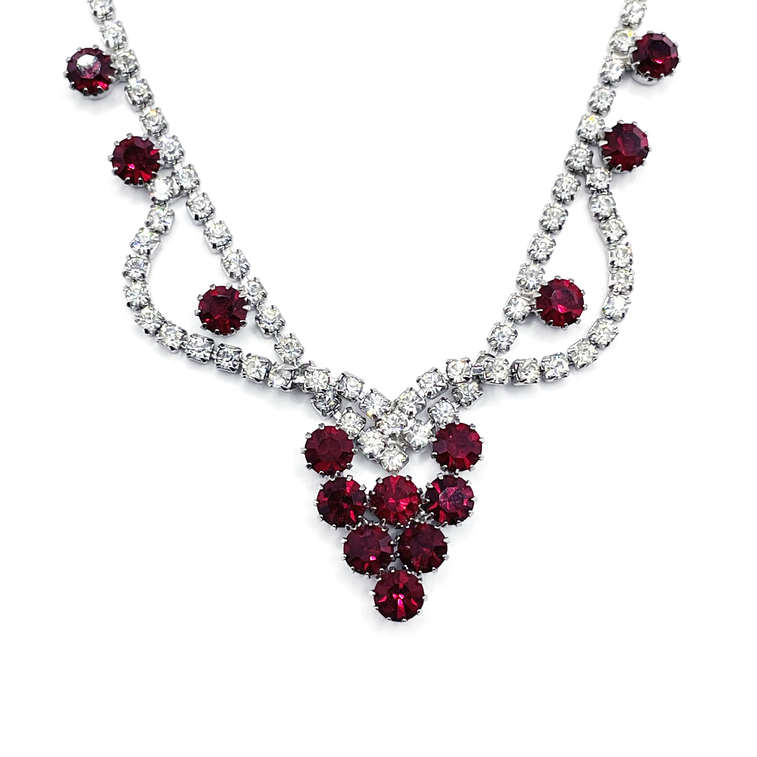 Red Rhinestone necklace