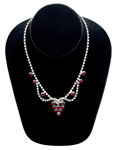 Bogoff rhinestone necklace
