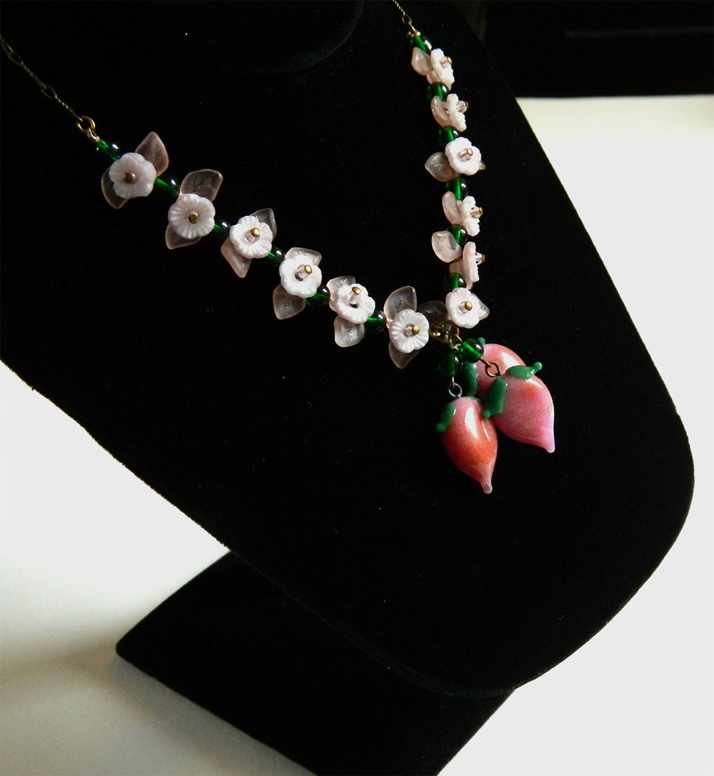 Italian Glass Beaded Necklace