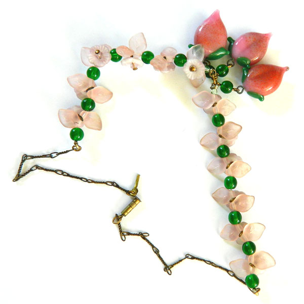 Italian Glass Beaded Necklace