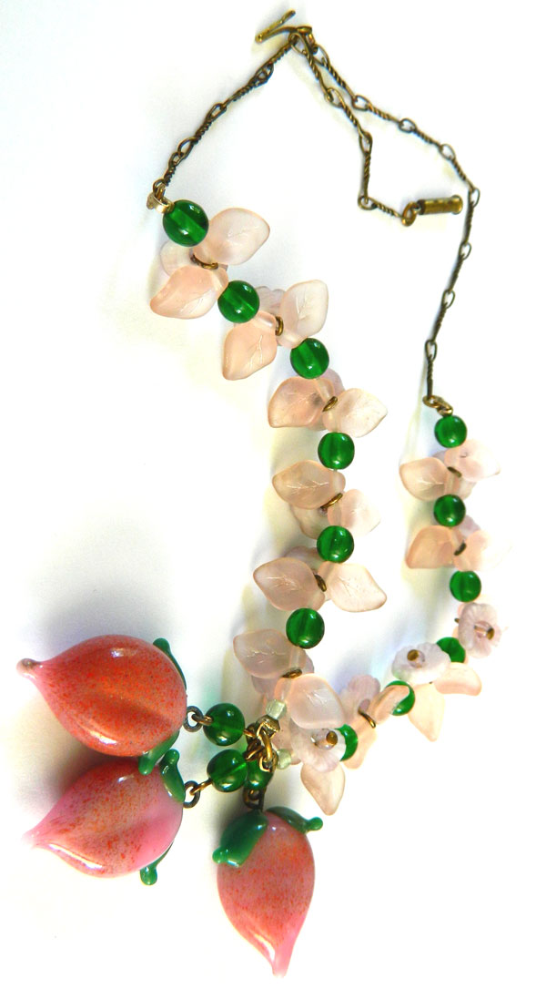 Italian Glass Beaded Necklace