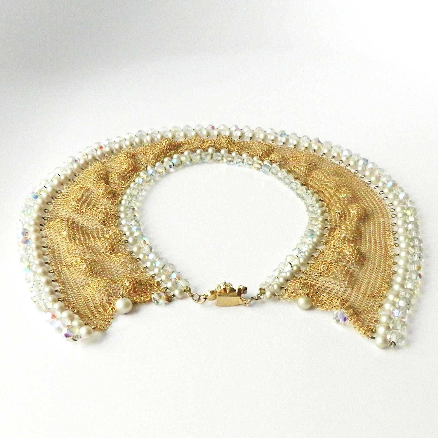 aurora borealis crystal necklace