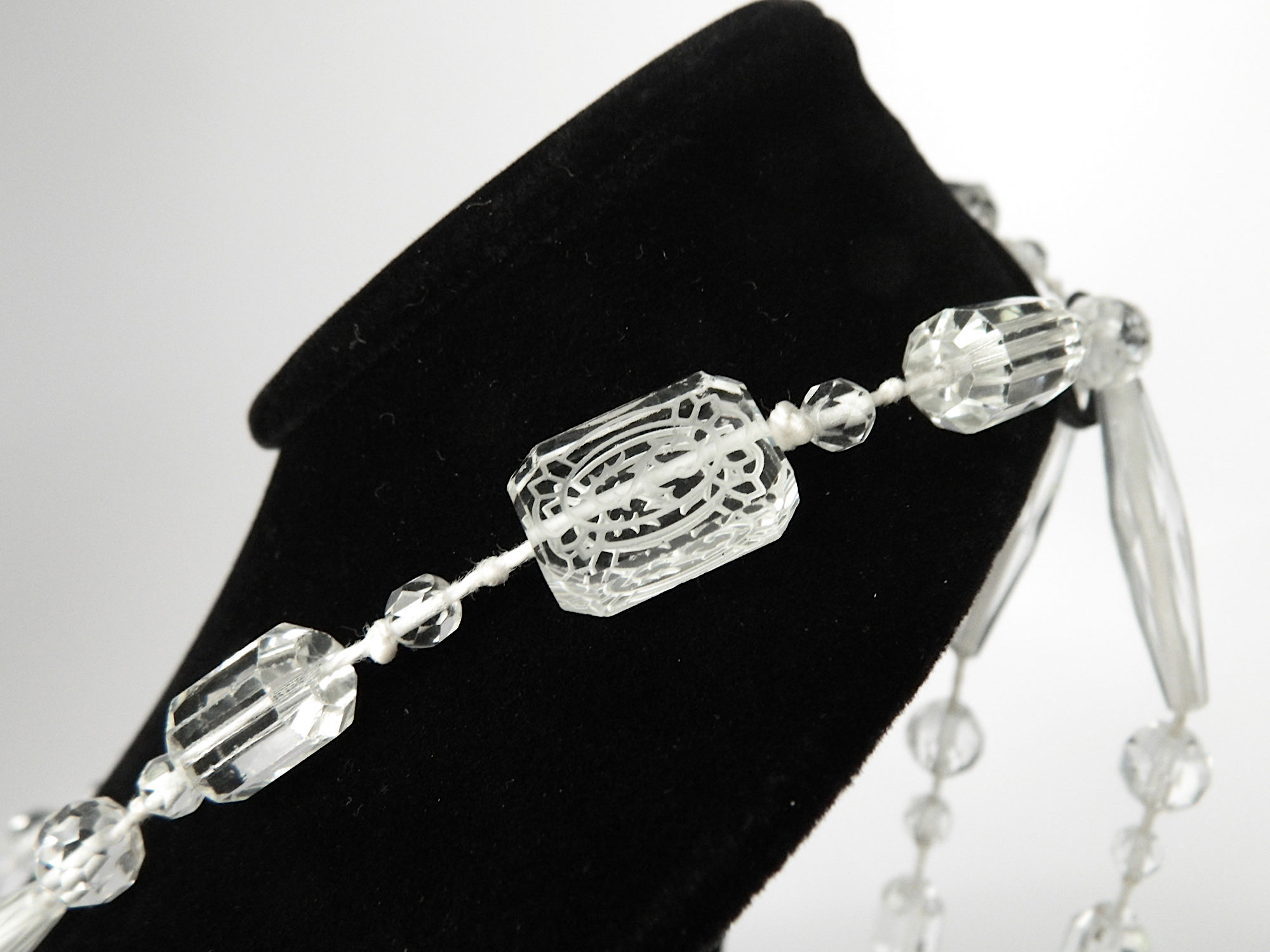 vintage crystal necklace