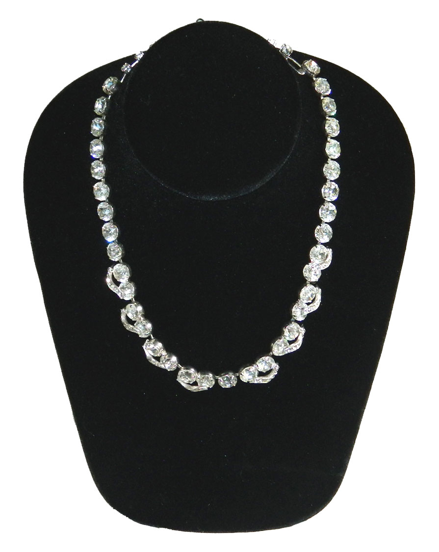 1950's Eisenberg rhinestone necklace