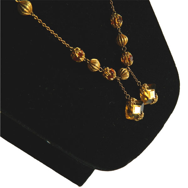 Czechoslovakian Filigree Necklace