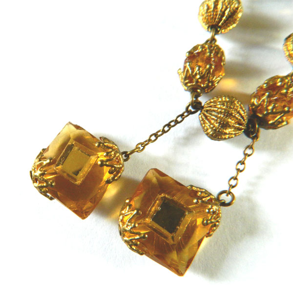 Czechoslovakian Filigree Necklace