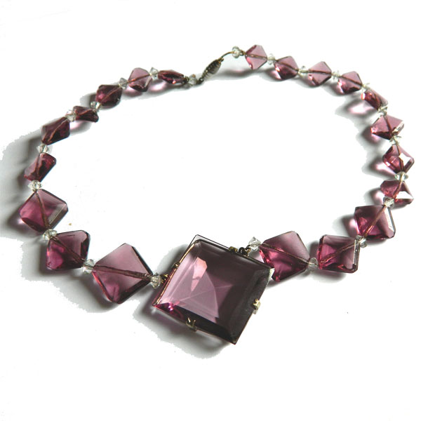 1930's beaded necklace