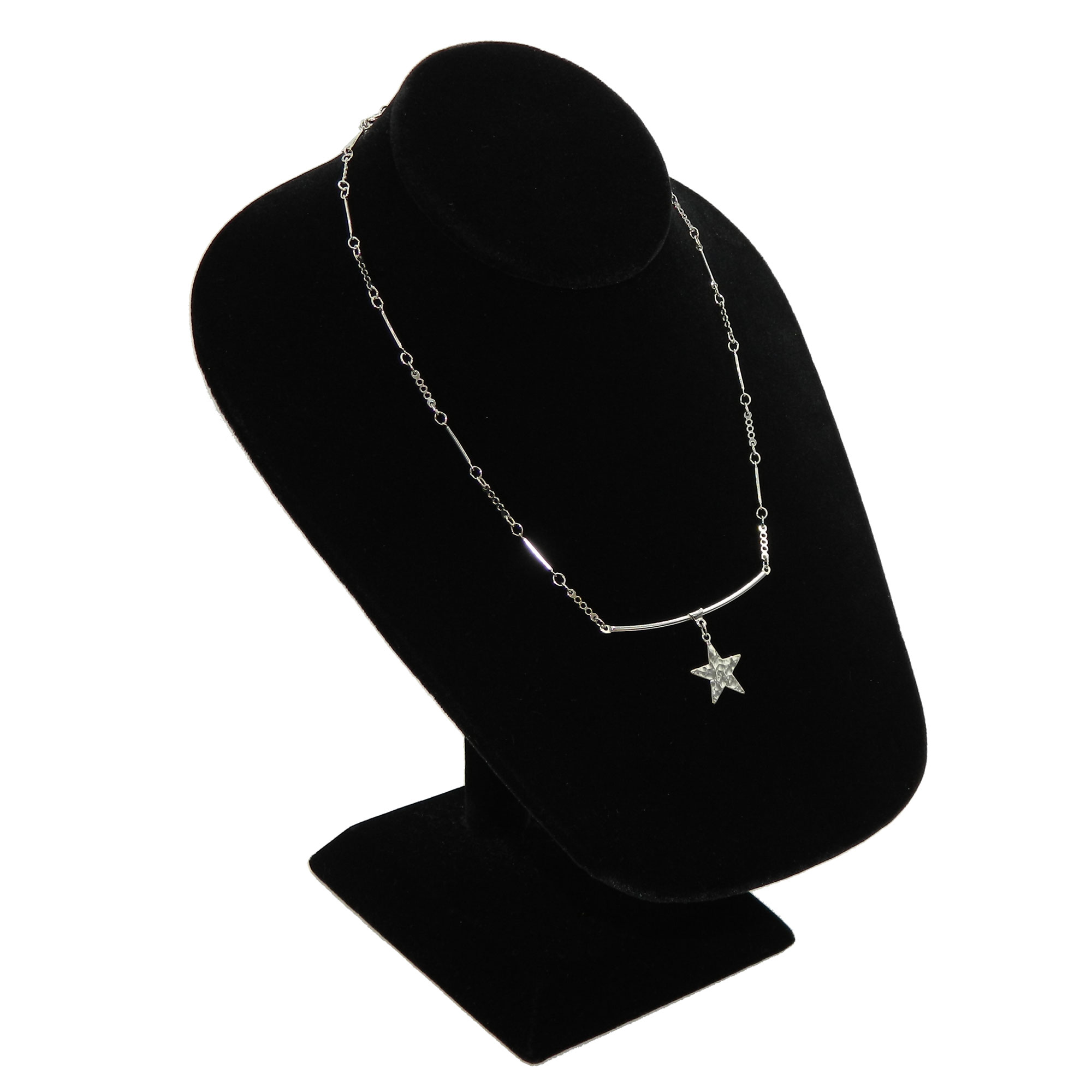 silver star necklace