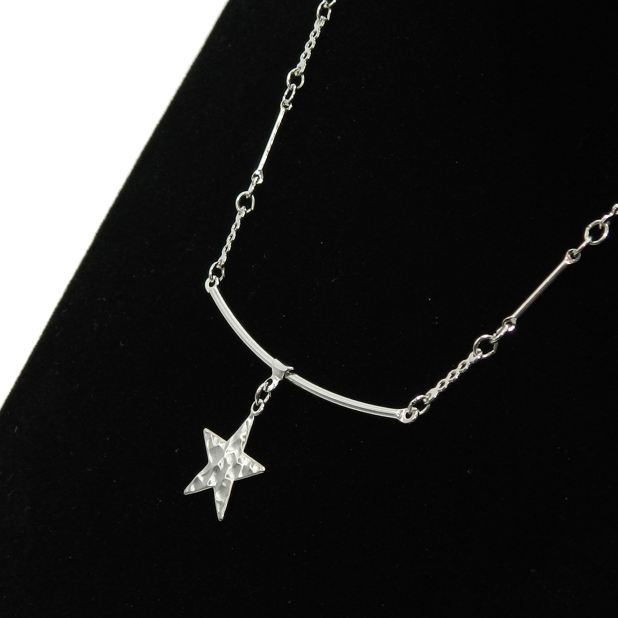 silver star necklace
