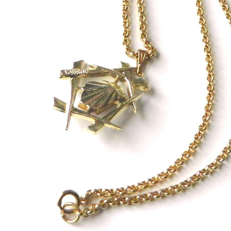 Sarah Coventry rhinestone pendant necklace