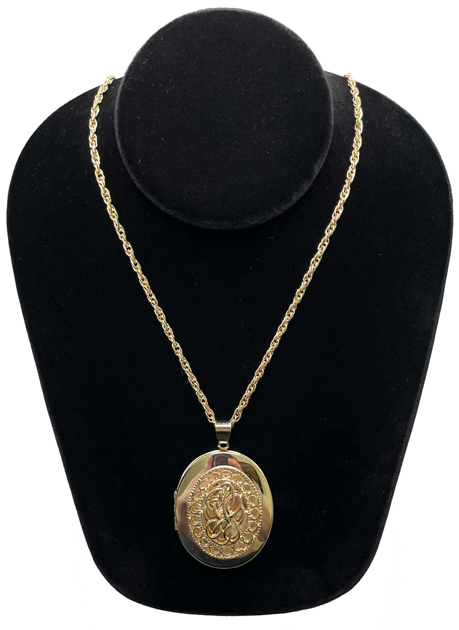 Vintage locket necklace