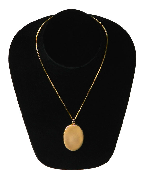 Antique locket necklace