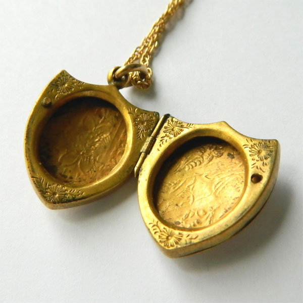 Vintage locket necklace