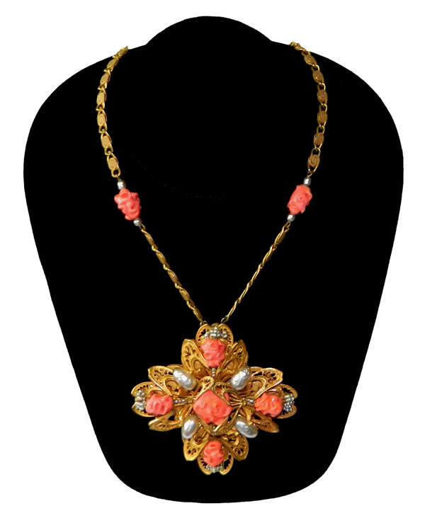 Miriam Haskell pendant necklace
