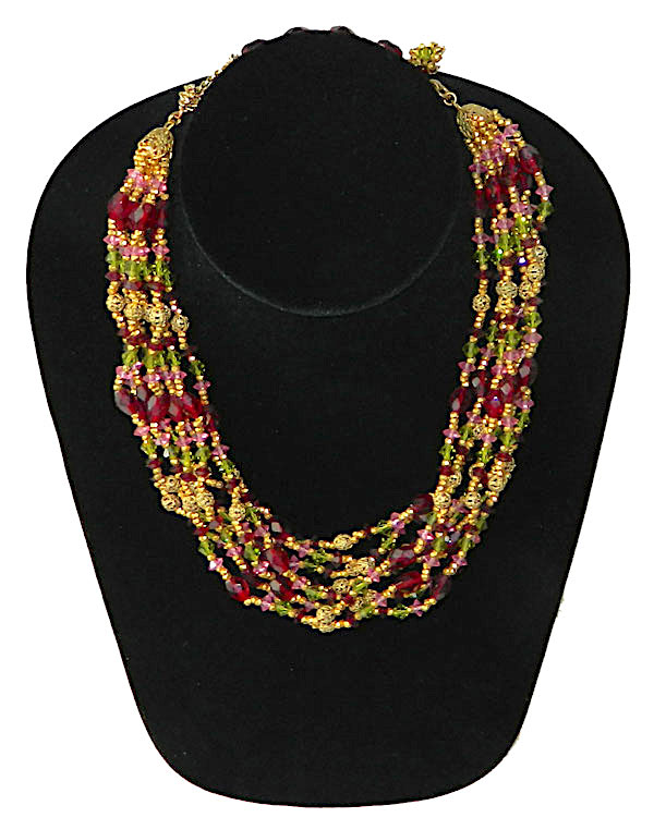 1940's Miriam Haskell necklace