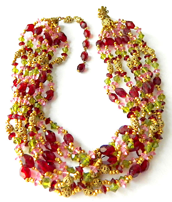 1940's Miriam Haskell necklace