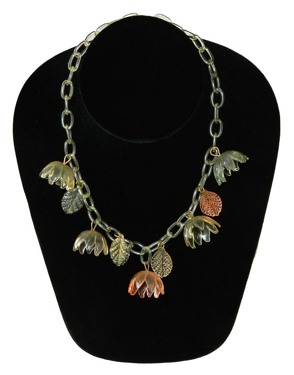 1930's celluloid necklace