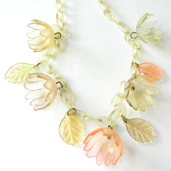 1930's celluloid necklace