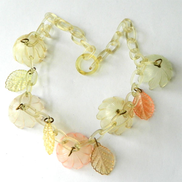 1930's celluloid necklace