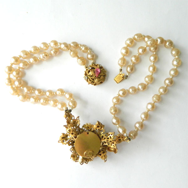 1950s Robért faux pearl necklace