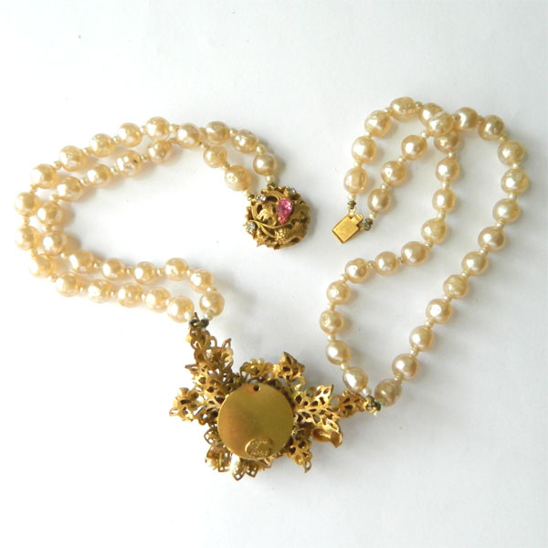 1950's Robért faux pearl necklace
