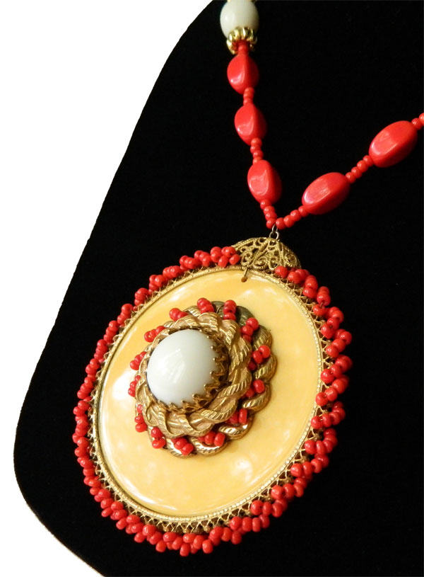 Miriam Haskell pendant necklace