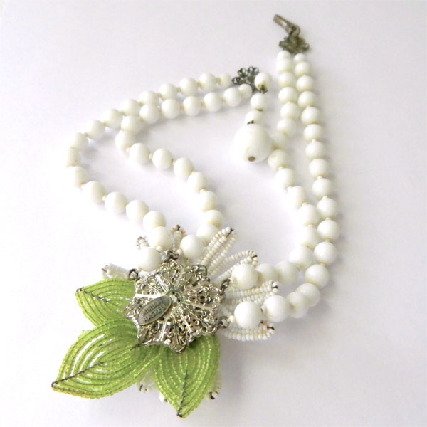 1940's Miriam Haskell necklace