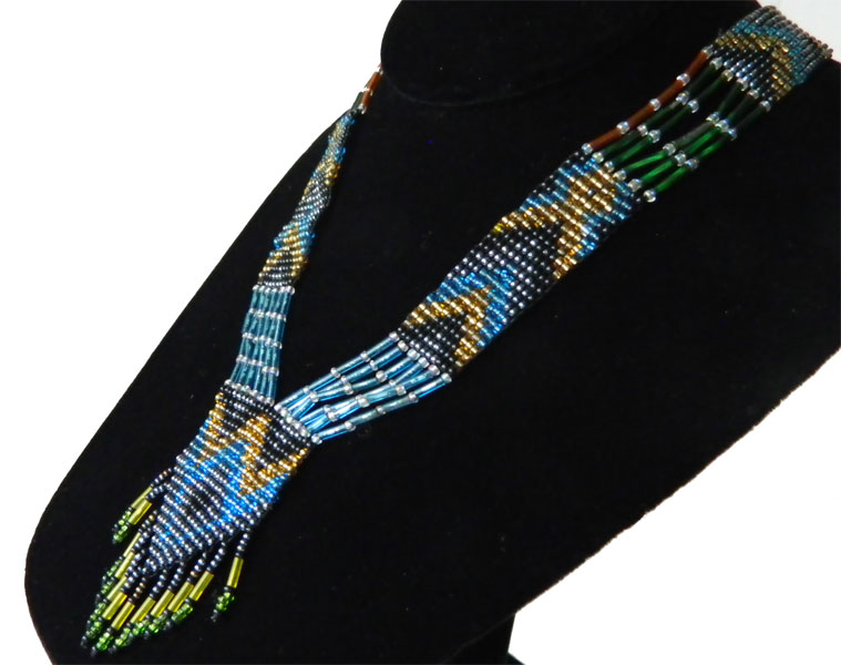 Micro bead necklace