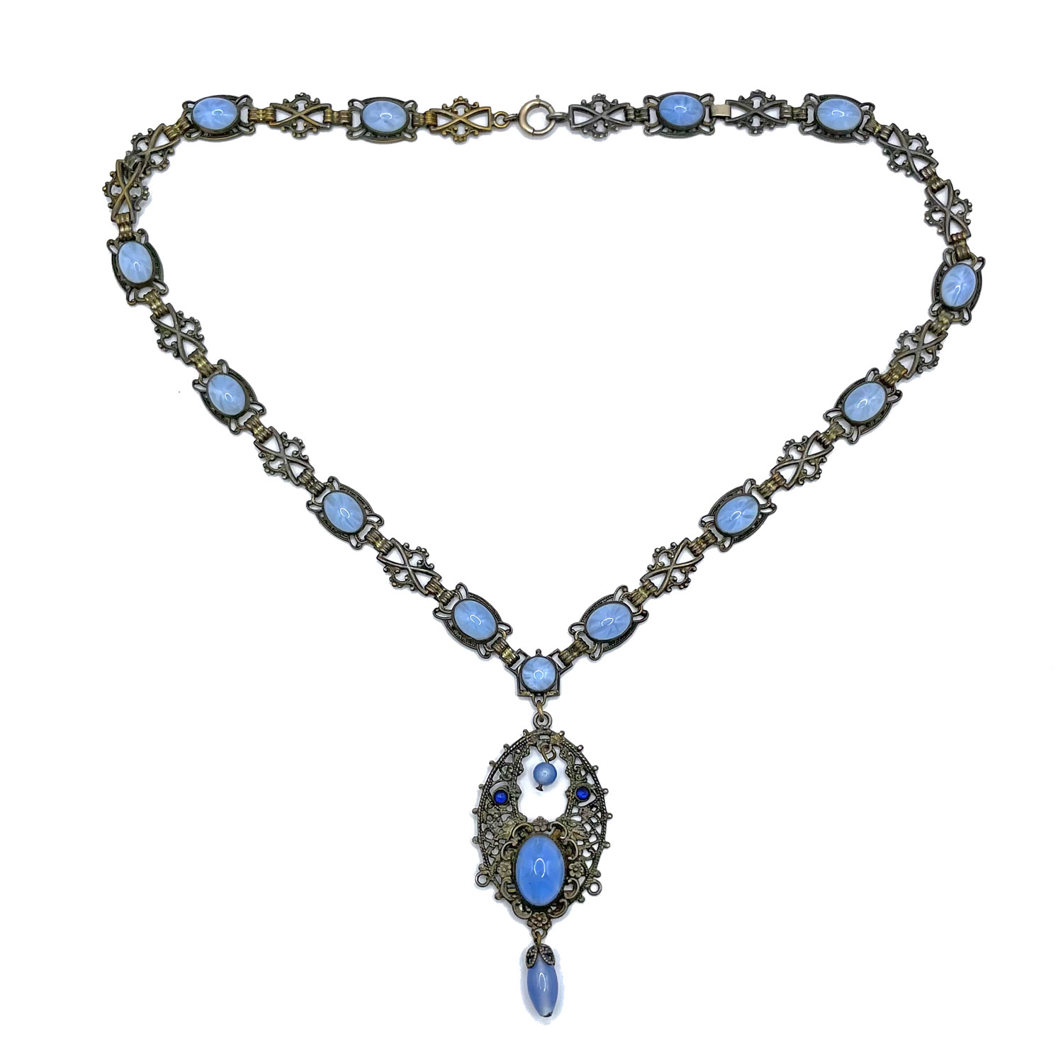 Art deco pendant necklace