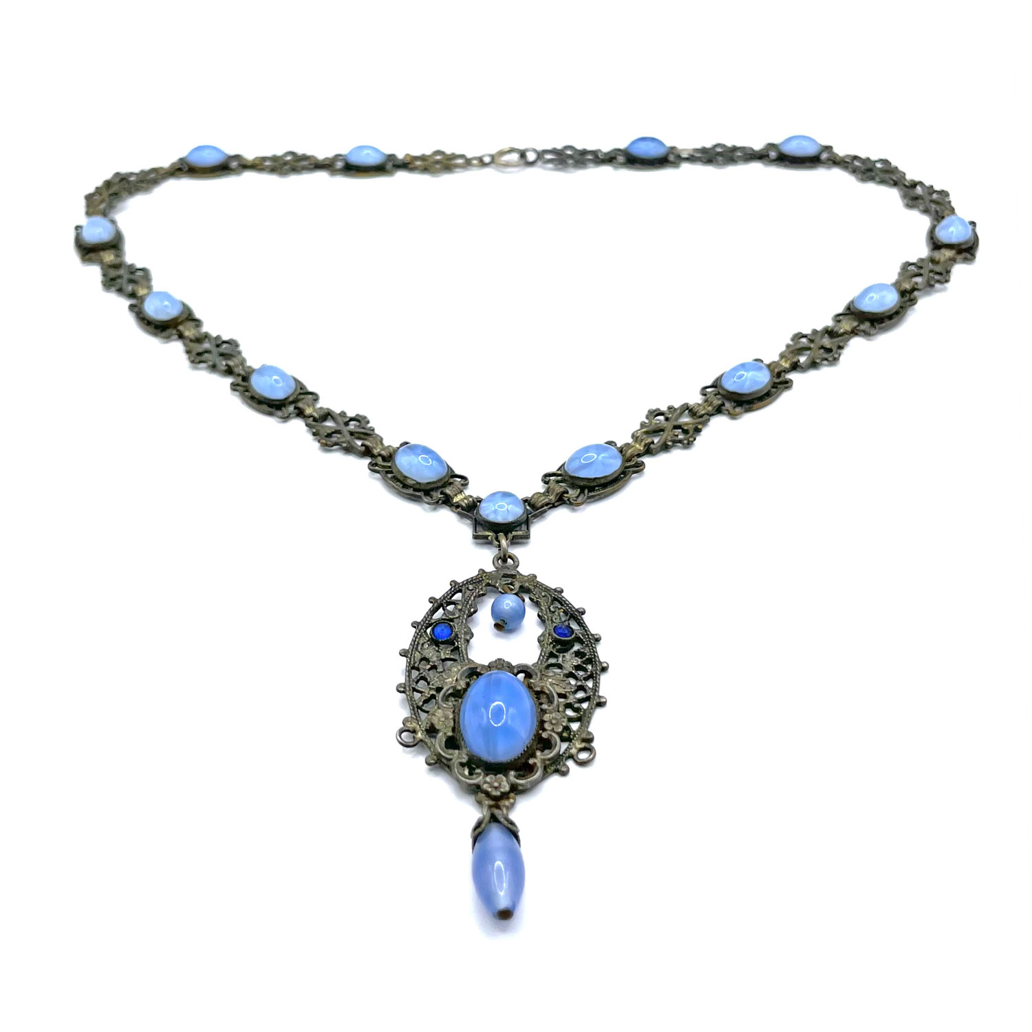 antique star sapphire necklace