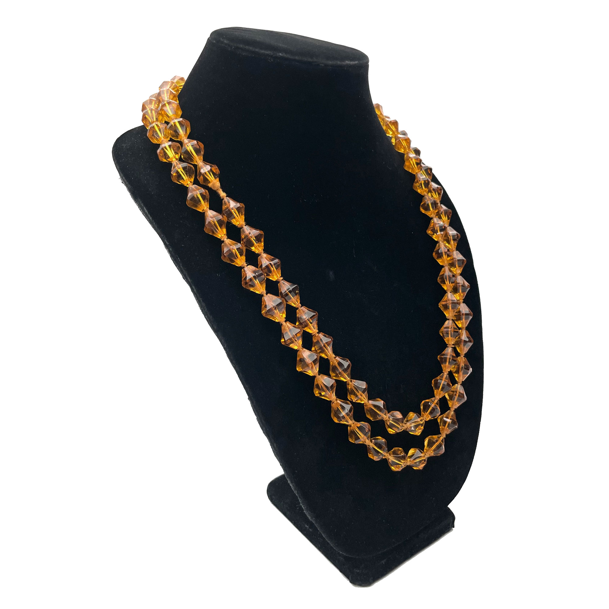 1920s Art Deco beaded sautior necklace